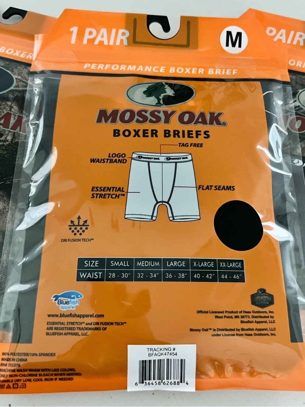 NWT Mossy Oak Performance Boxer Briefs Men’s Medium Camo 3 Pair Bundle